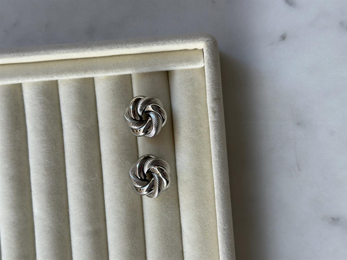 Burgu Model Silver Küpe