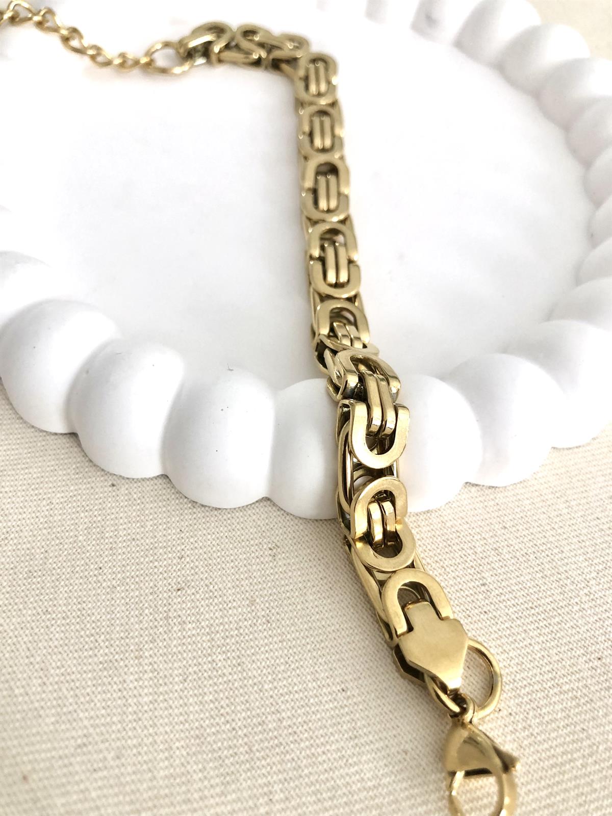 Çeliık Gold Geçme Bileklik