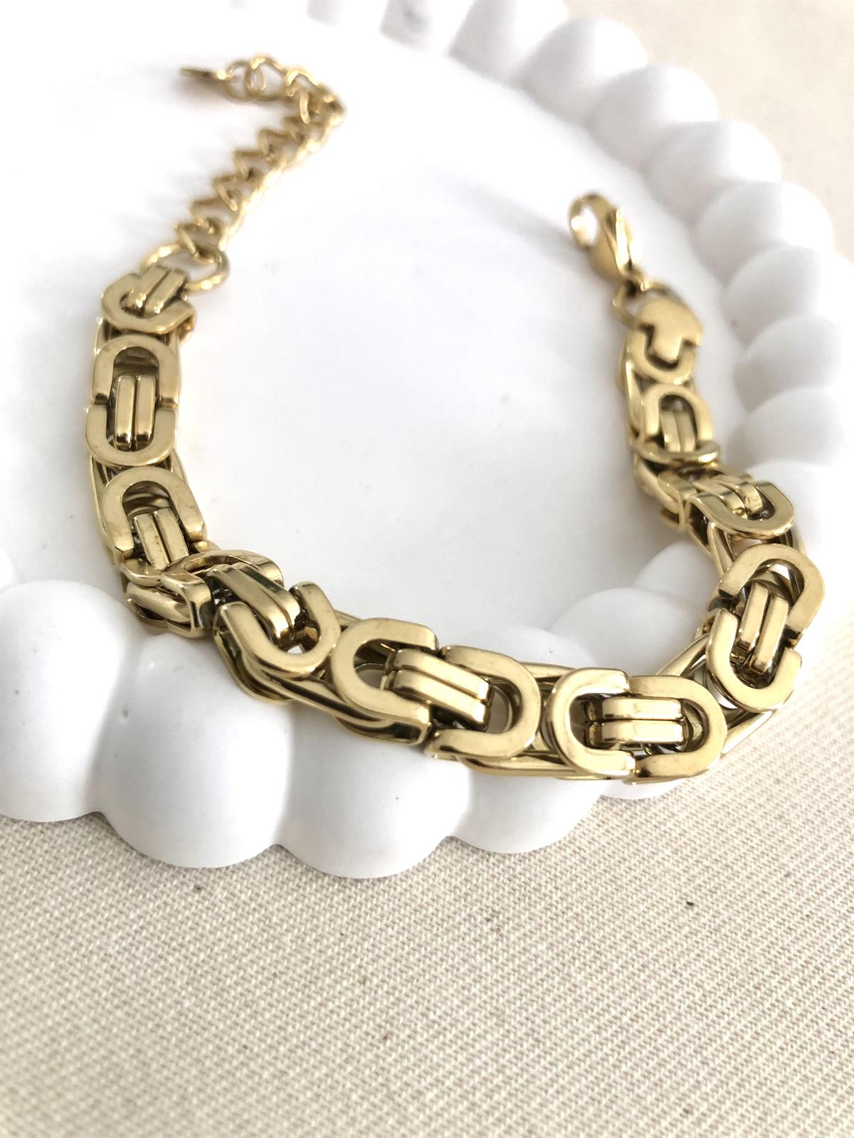 Çeliık Gold Geçme Bileklik