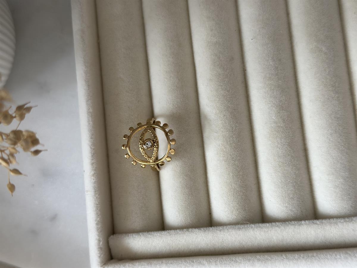 Çelik Ayarlanabilir Göz Tasarım Yüzük