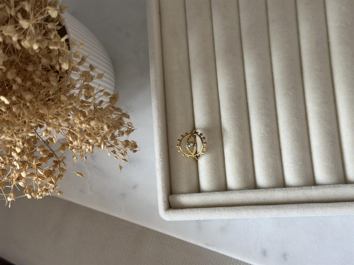 Çelik Ayarlanabilir Göz Tasarım Yüzük