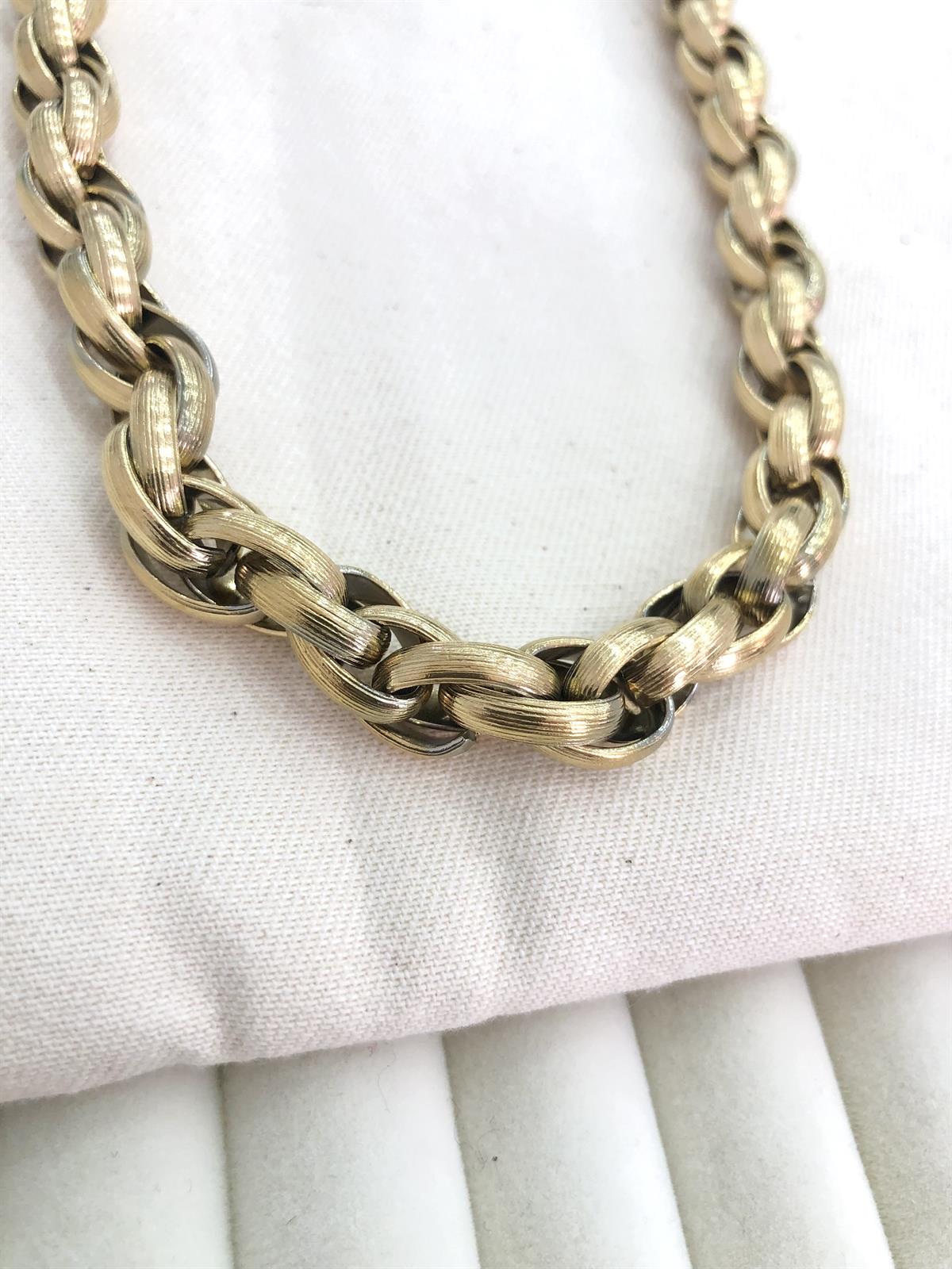 Çelik Gold Kalın Marka Model Kolye