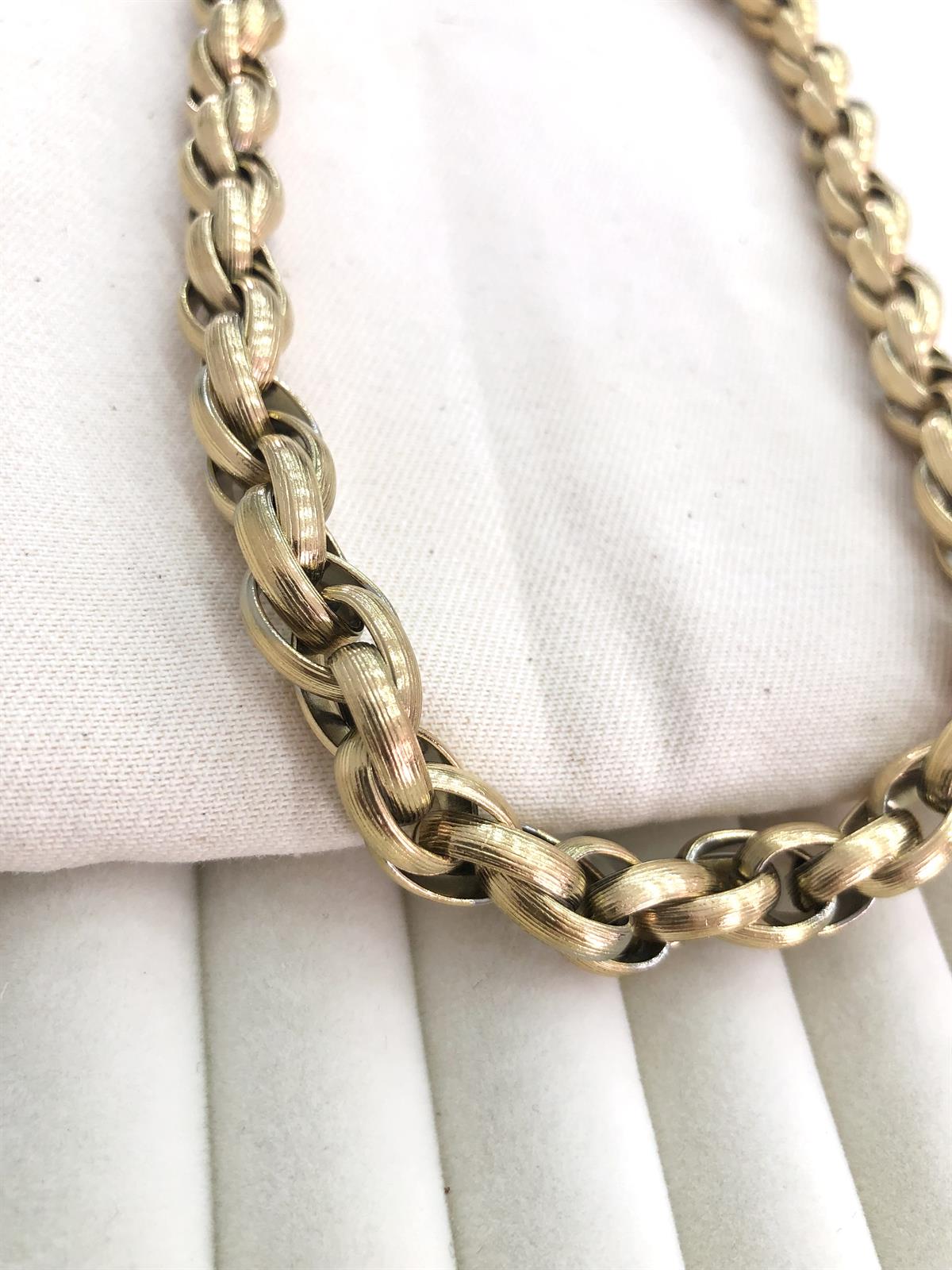 Çelik Gold Kalın Marka Model Kolye