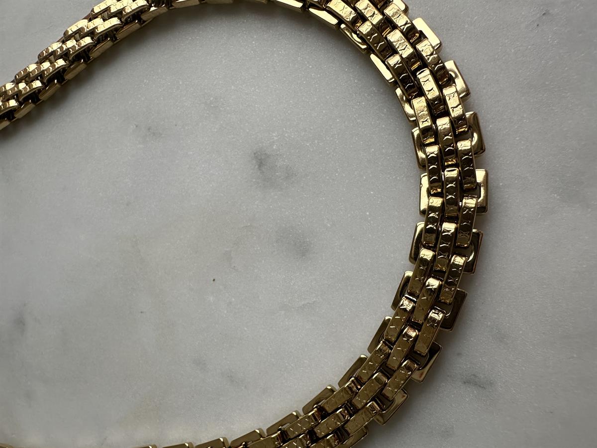 Çelik Marka Model Gold Geçmeli Kolye