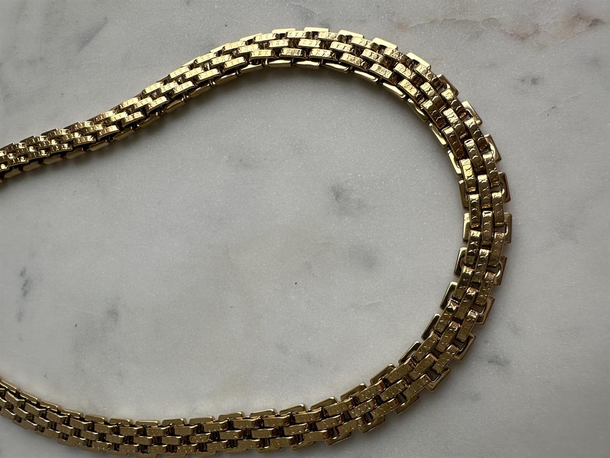 Çelik Marka Model Gold Geçmeli Kolye