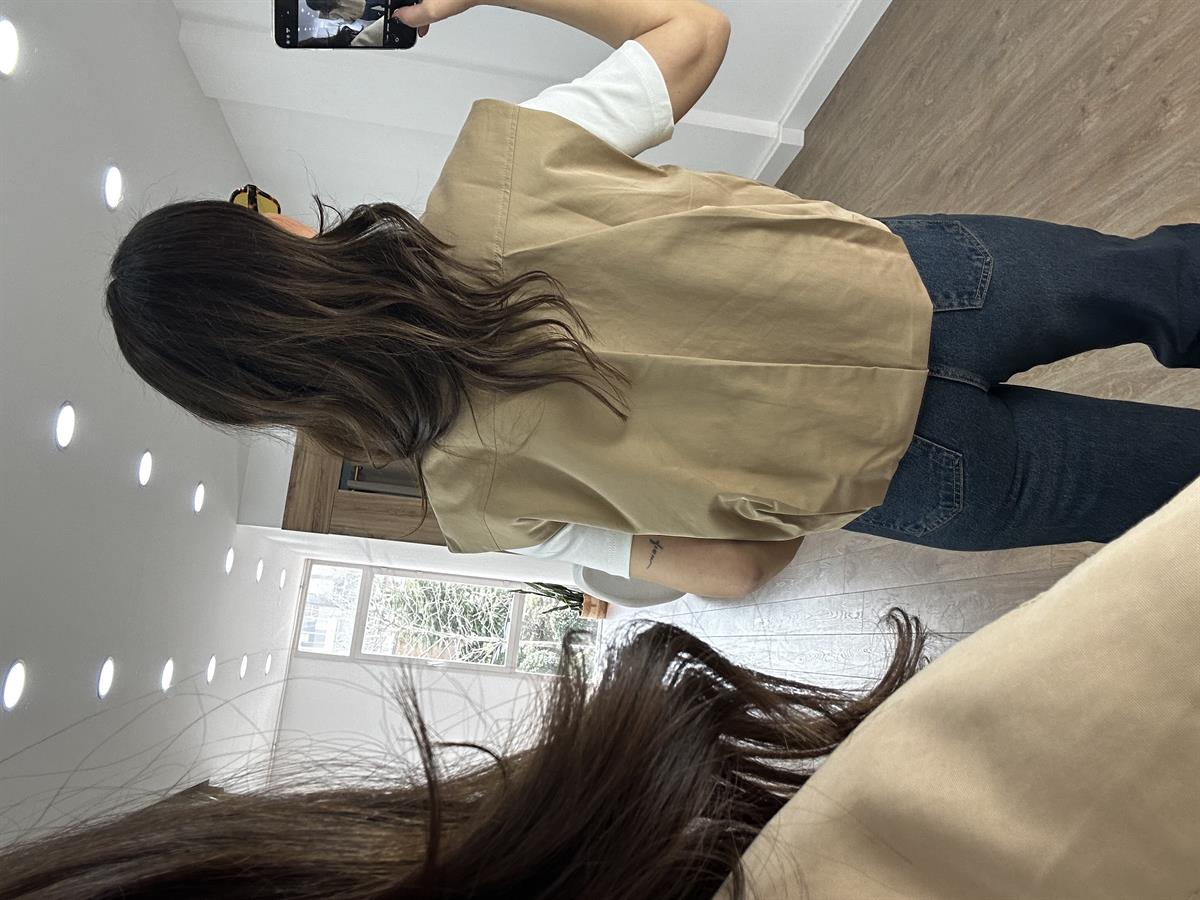 Cepli Fermuarlı Bomber Yelek - Camel