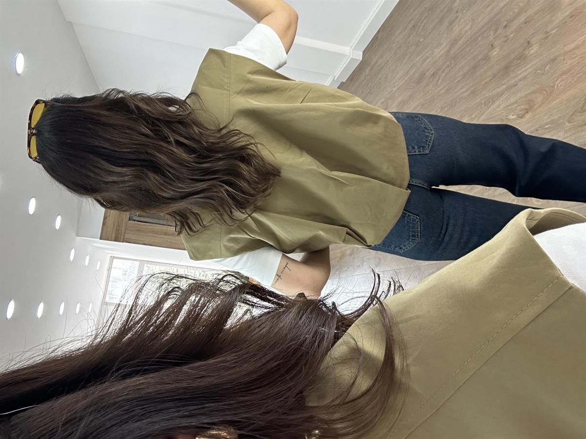 Cepli Fermuarlı Bomber Yelek - Haki