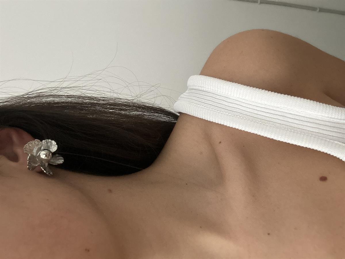 Çiçek Tasarım Silver Küpe 2,5 cm