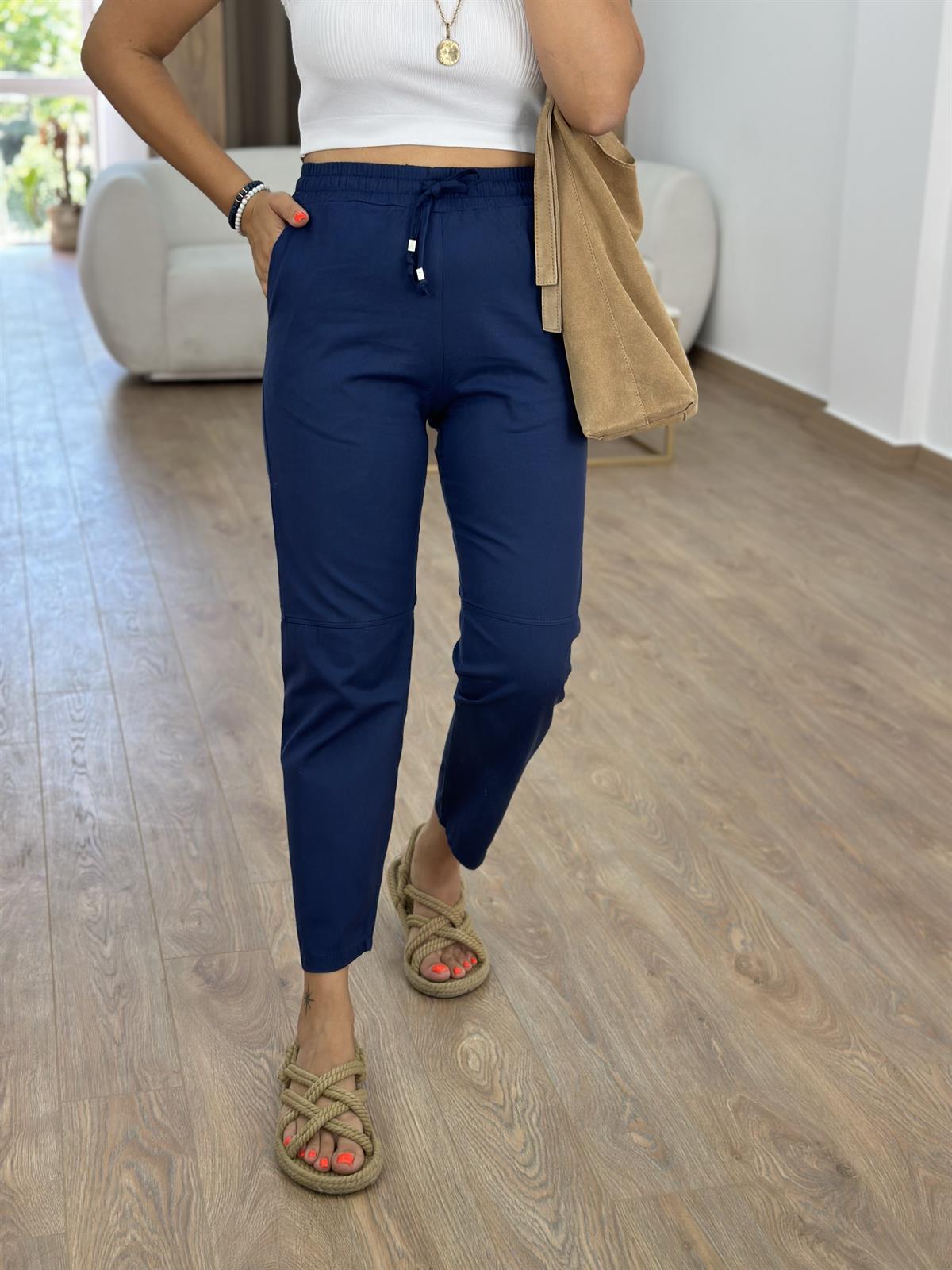 Çımalı Gabardin Pantolon-Lacivert