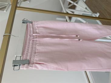 Çımalı Gabardin Pantolon-Pembe