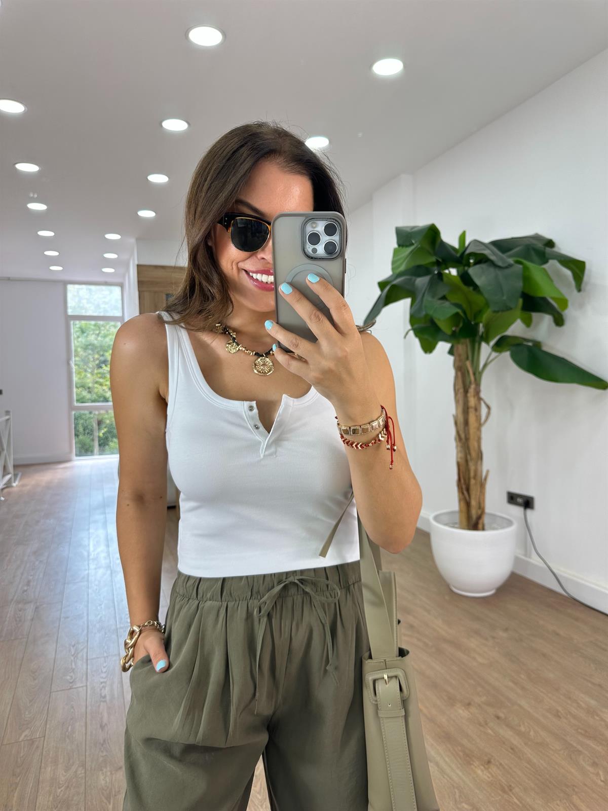 Dilvin Askılı Top - Beyaz