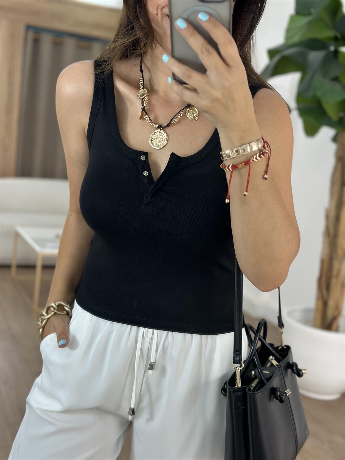 Dilvin Askılı Top - Siyah