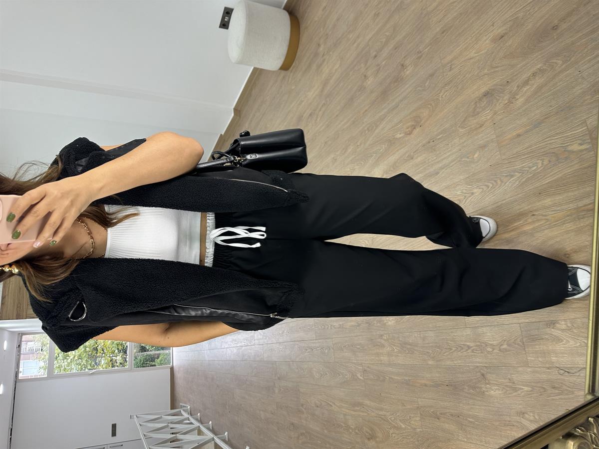 Dilvin Beli Bower Detaylı Pantolon