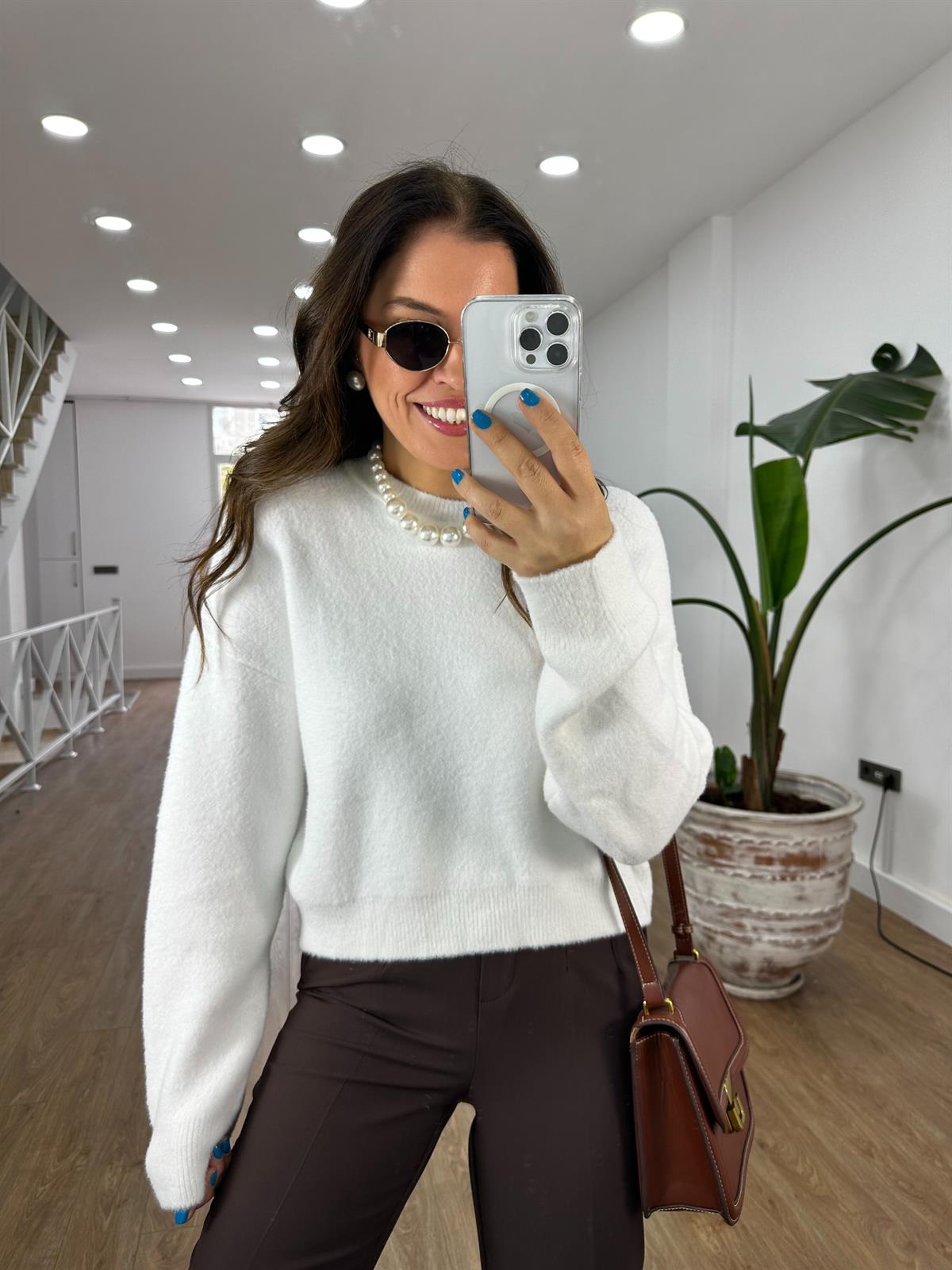 Dilvin Bisiklet Yaka Kazak