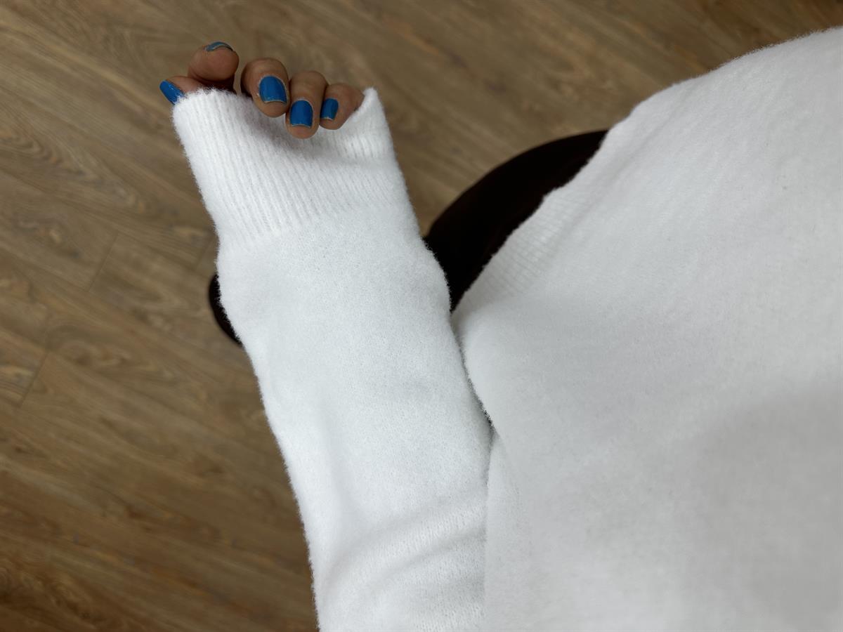 Dilvin Bisiklet Yaka Kazak