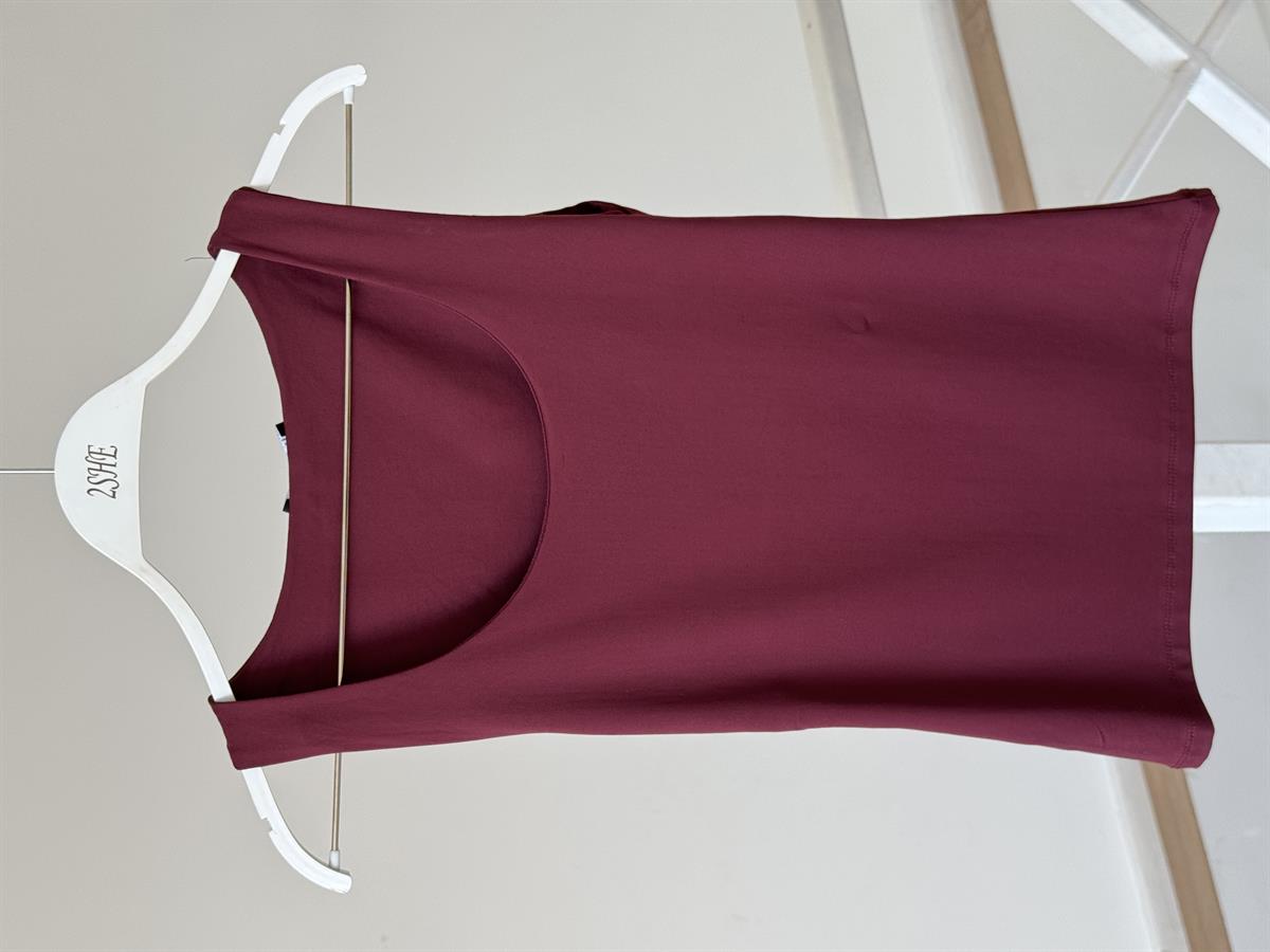 Dilvin Kalın Askılı Atlet - Bordo