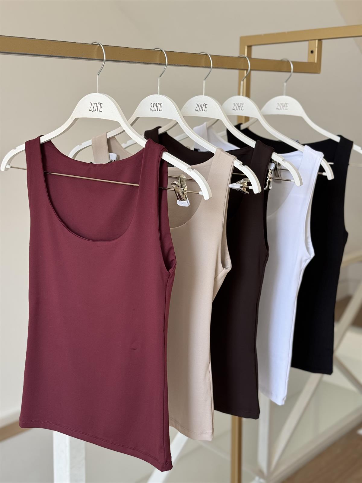 Dilvin Kalın Askılı Atlet - Siyah