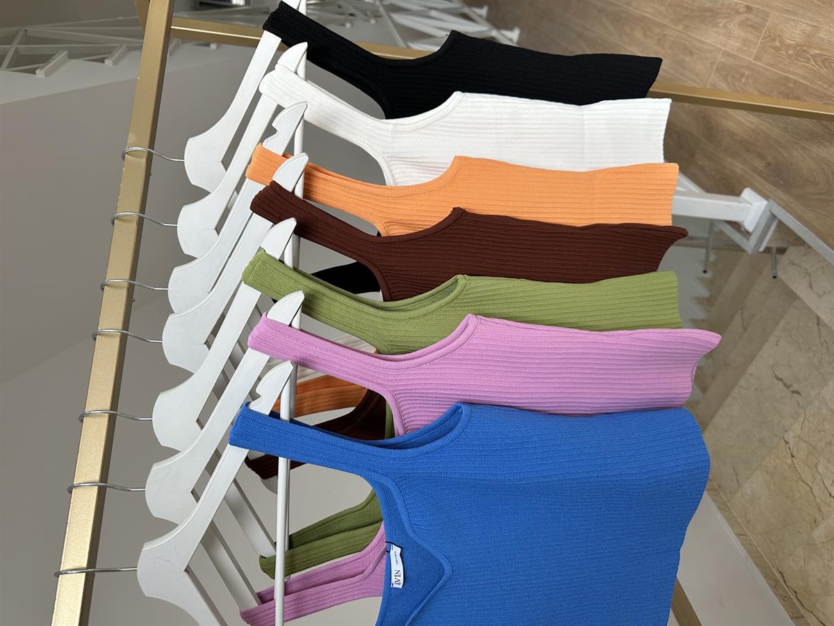 Dilvin Kare Yaka Bluz-Pembe