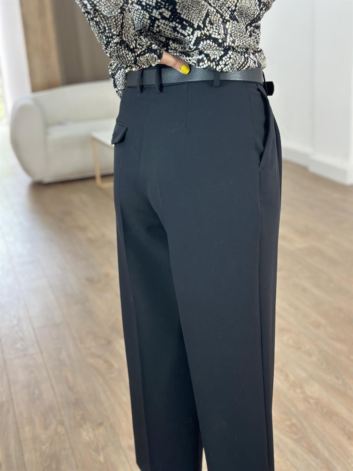 Dilvin Kemerli Pensli Pantolon