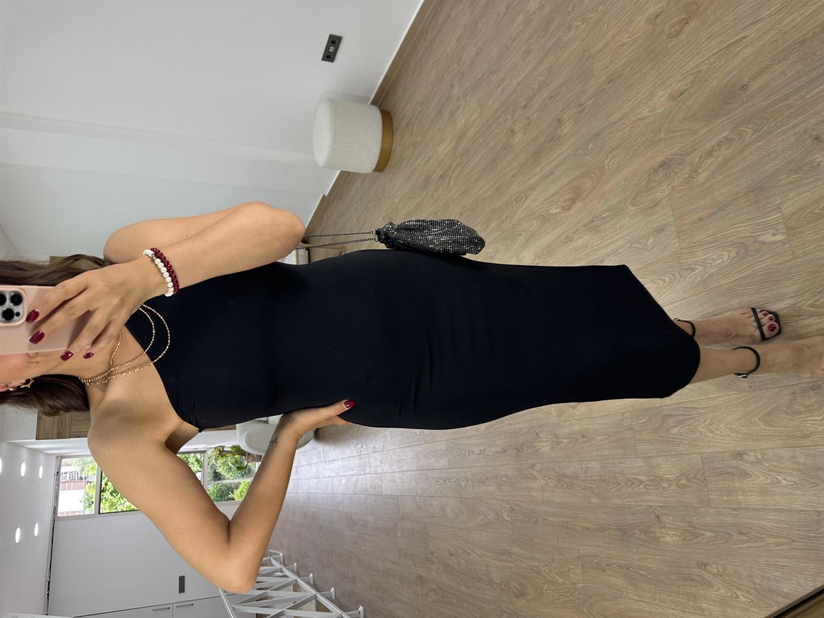 Dilvin Tek Omuz Elbise