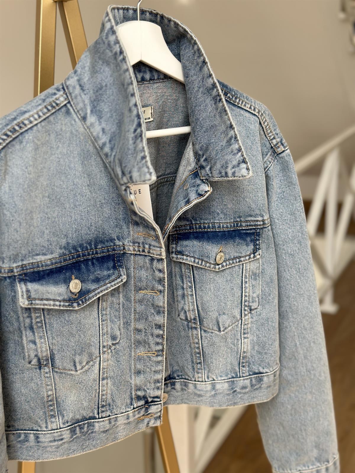 Dilvin Tint Yıkama Denim Ceket