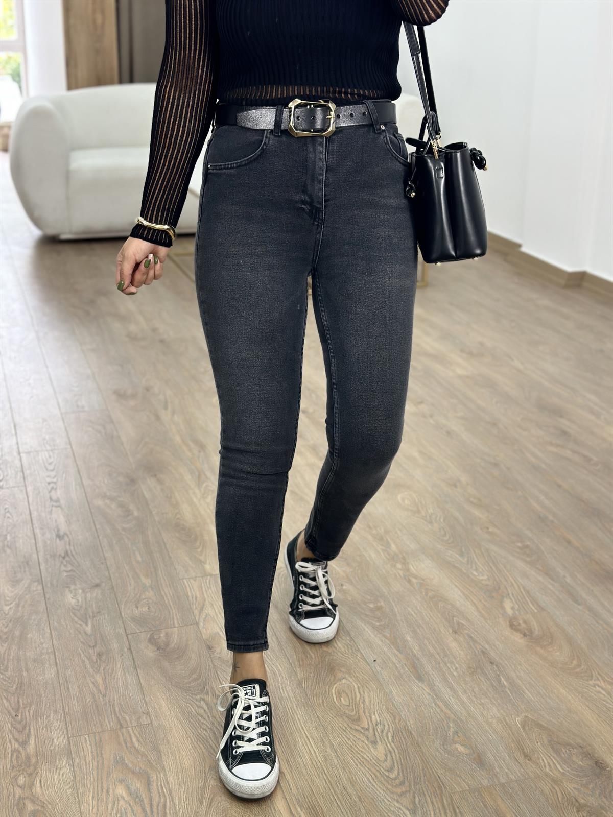 Dilvin Vintage Kumaş Likralı Skinny Pantolon 