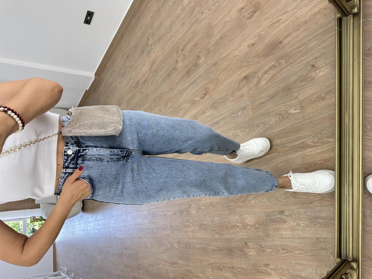 Dilvin Yüksek Bel Mom Jean