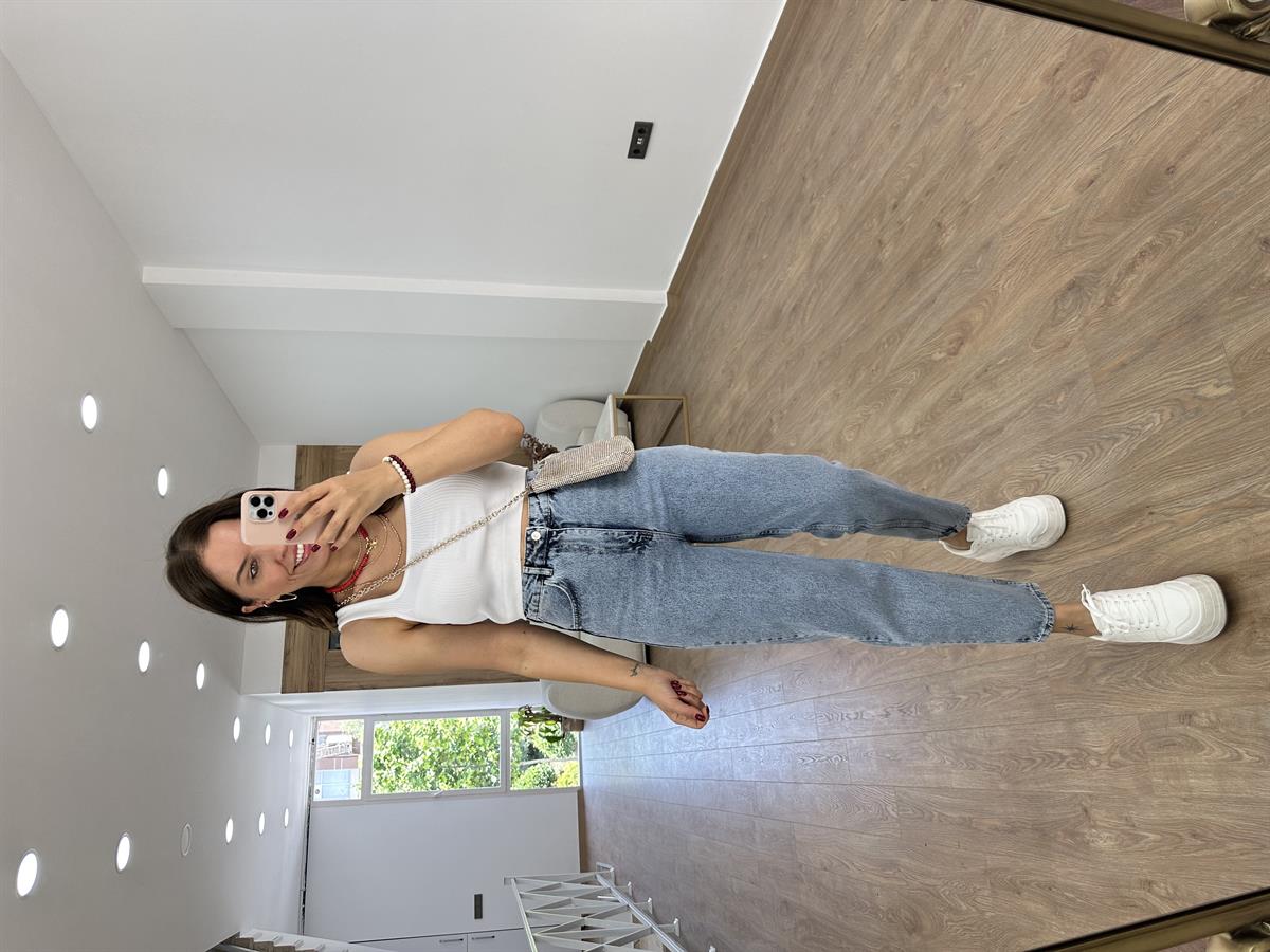 Dilvin Yüksek Bel Mom Jean