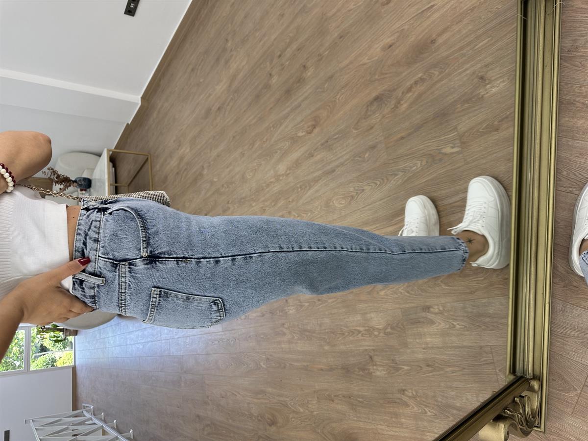 Dilvin Yüksek Bel Mom Jean