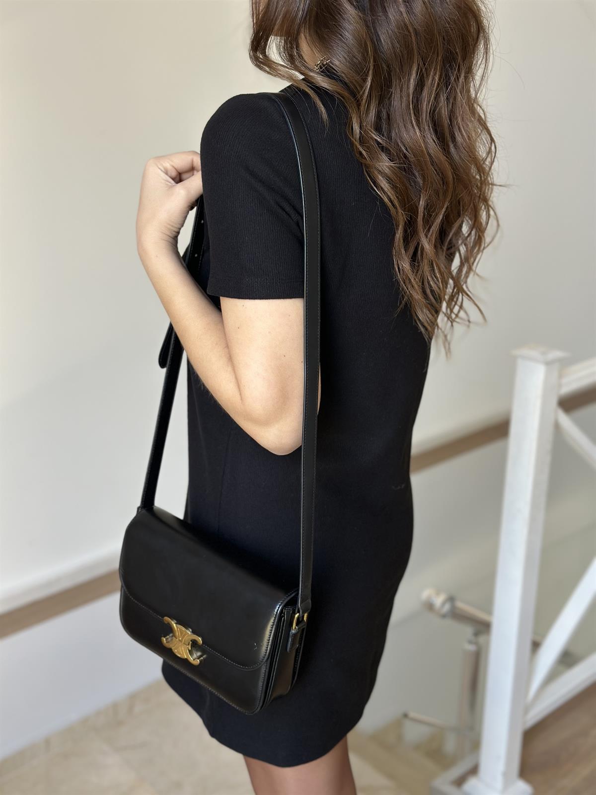 Dilvin Yumuşak Mini Elbise - Siyah