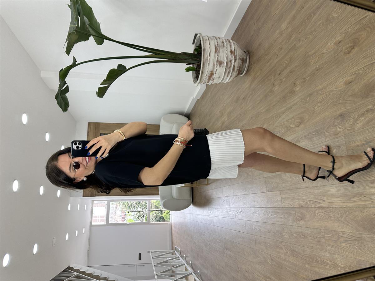 Etek Ucu Piliseli Sweat Elbise