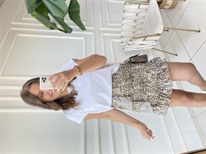 Fırfırlı Büzgülü Etek