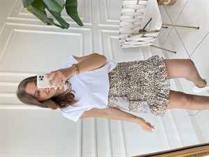 Fırfırlı Büzgülü Etek