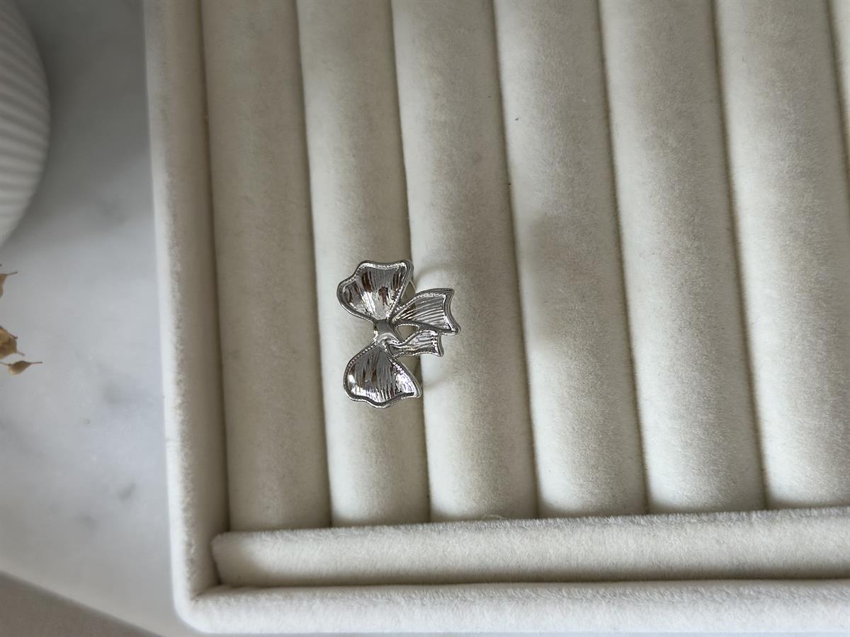 Fiyonk Tasarım Ayarlanabilir Silver Yüzük 2cm