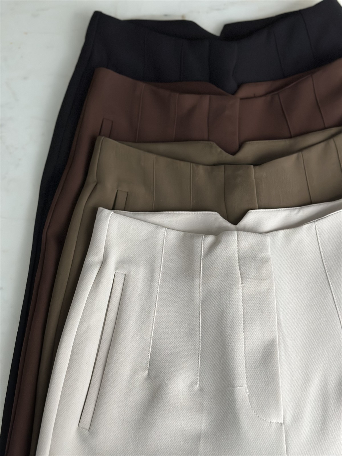 Flatolu Havuç Pantolon - Haki