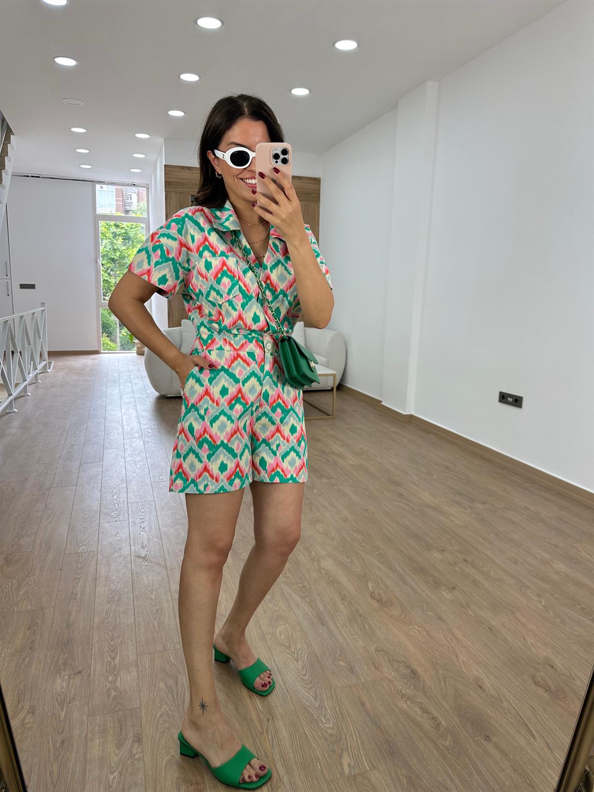 Gabardin Desenli Tulum