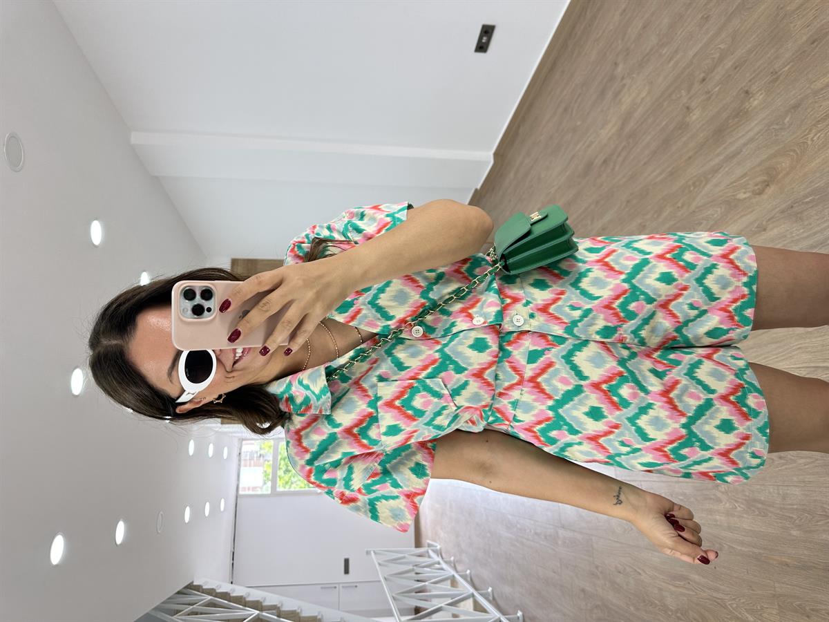 Gabardin Desenli Tulum