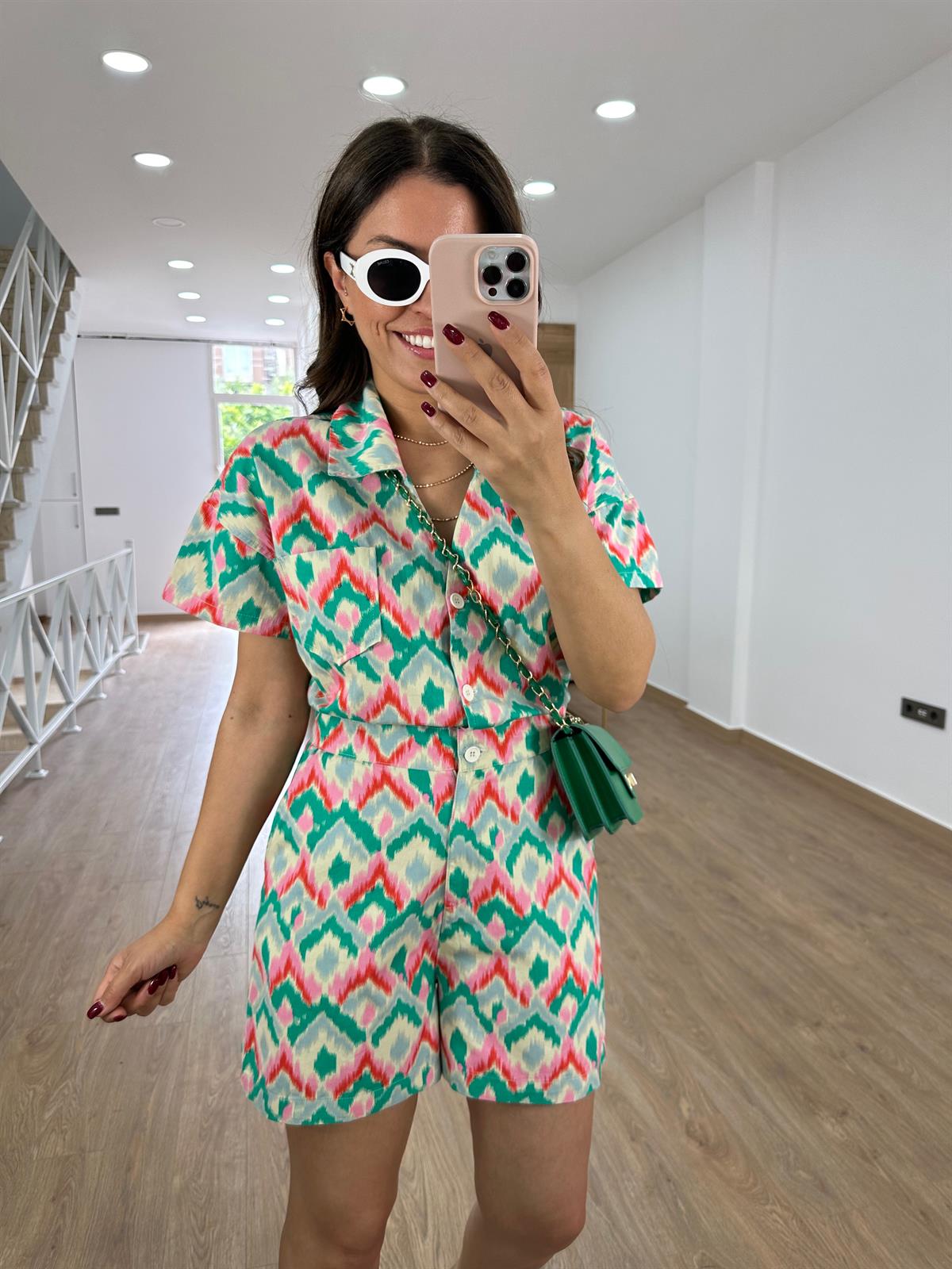 Gabardin Desenli Tulum