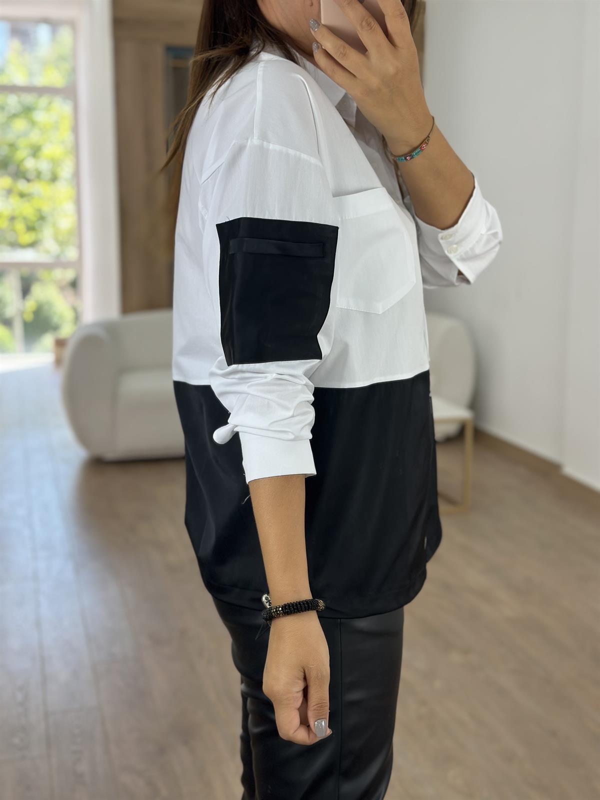 Garnili Fermuarlı Gömlek