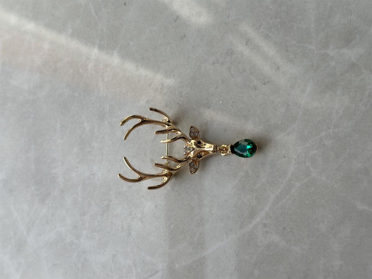 Geyik Tasarım Broş