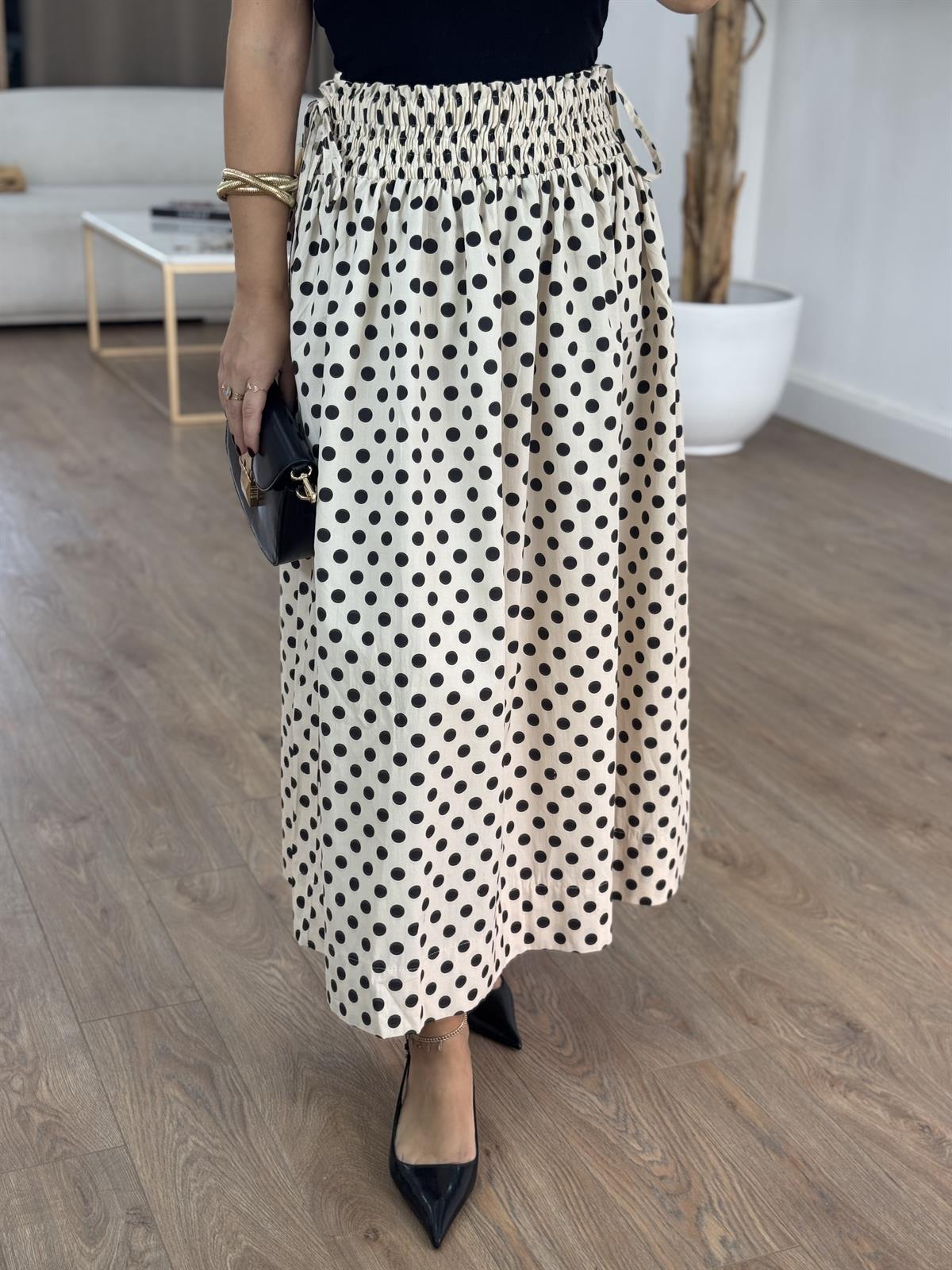 Gipeli Puantiyeli Etek