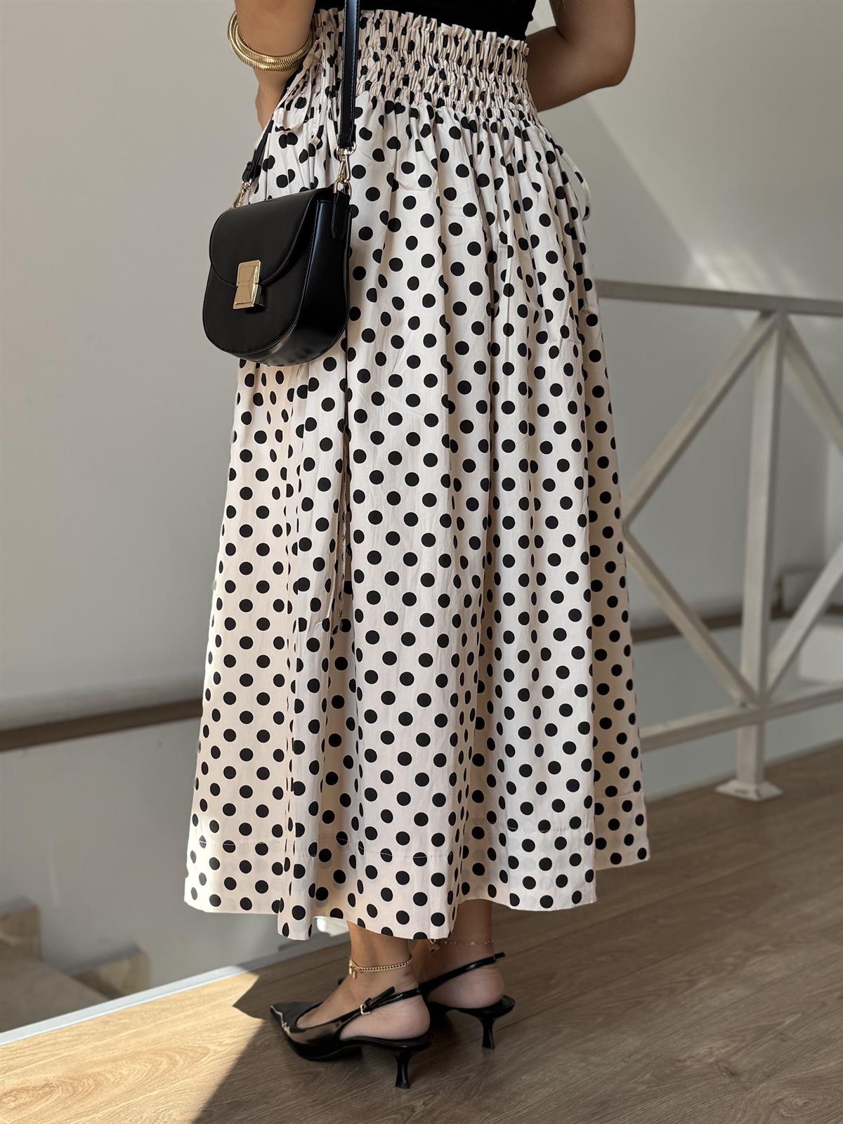 Gipeli Puantiyeli Etek