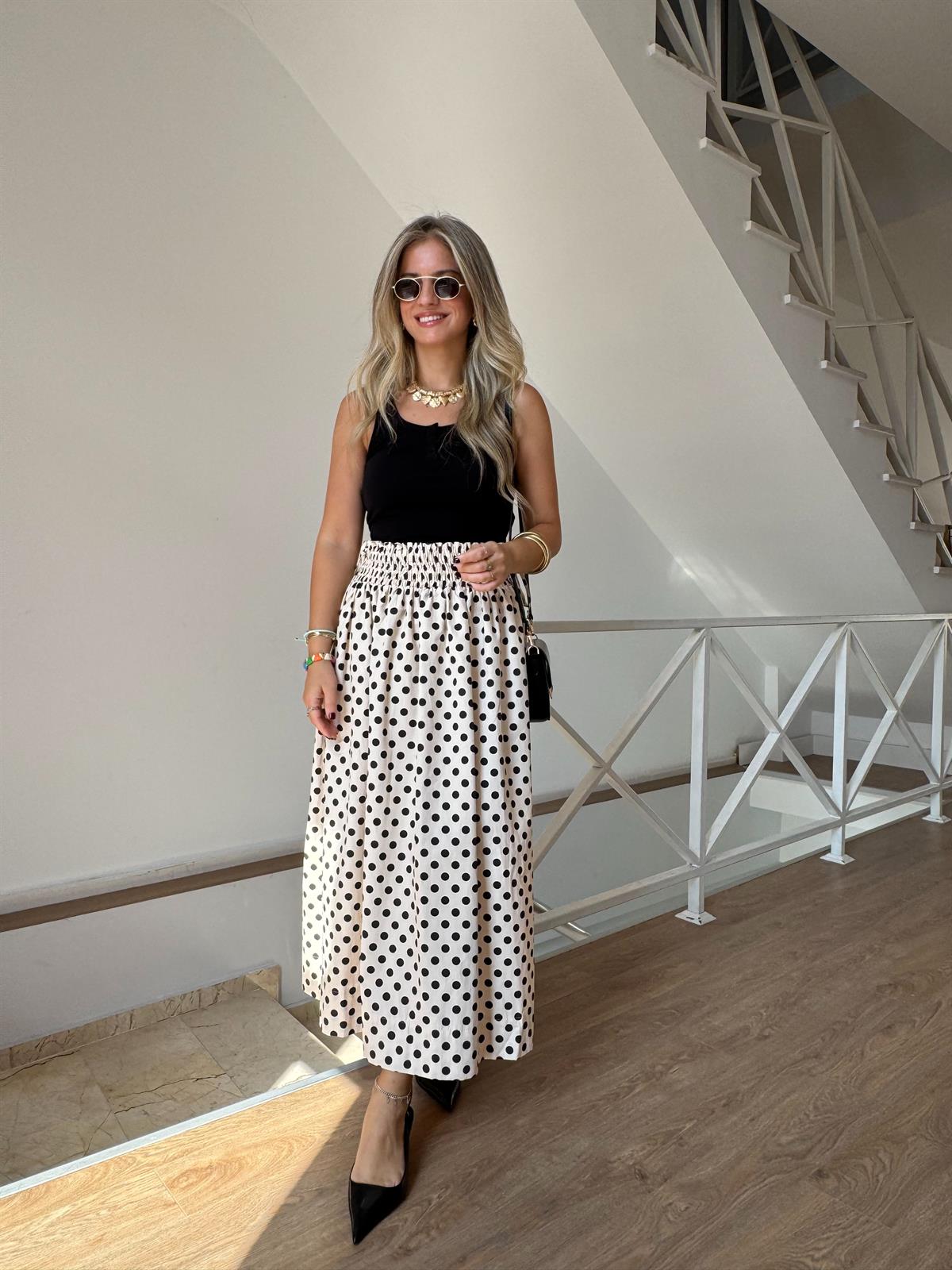 Gipeli Puantiyeli Etek