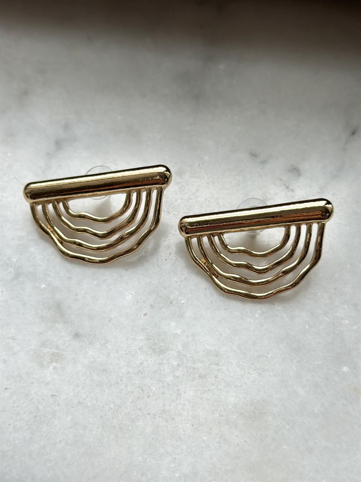 Gökkuşağı Gold Küpe