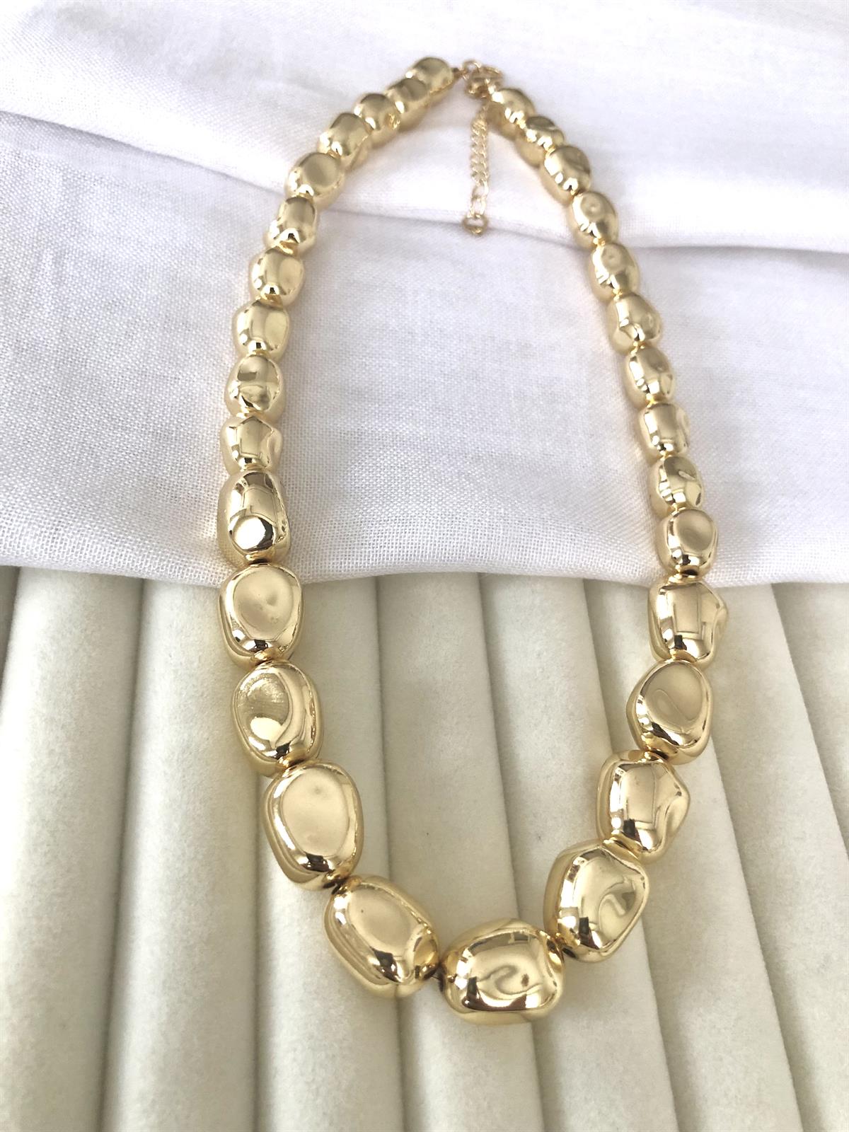 Gold Ezme Top Kolye