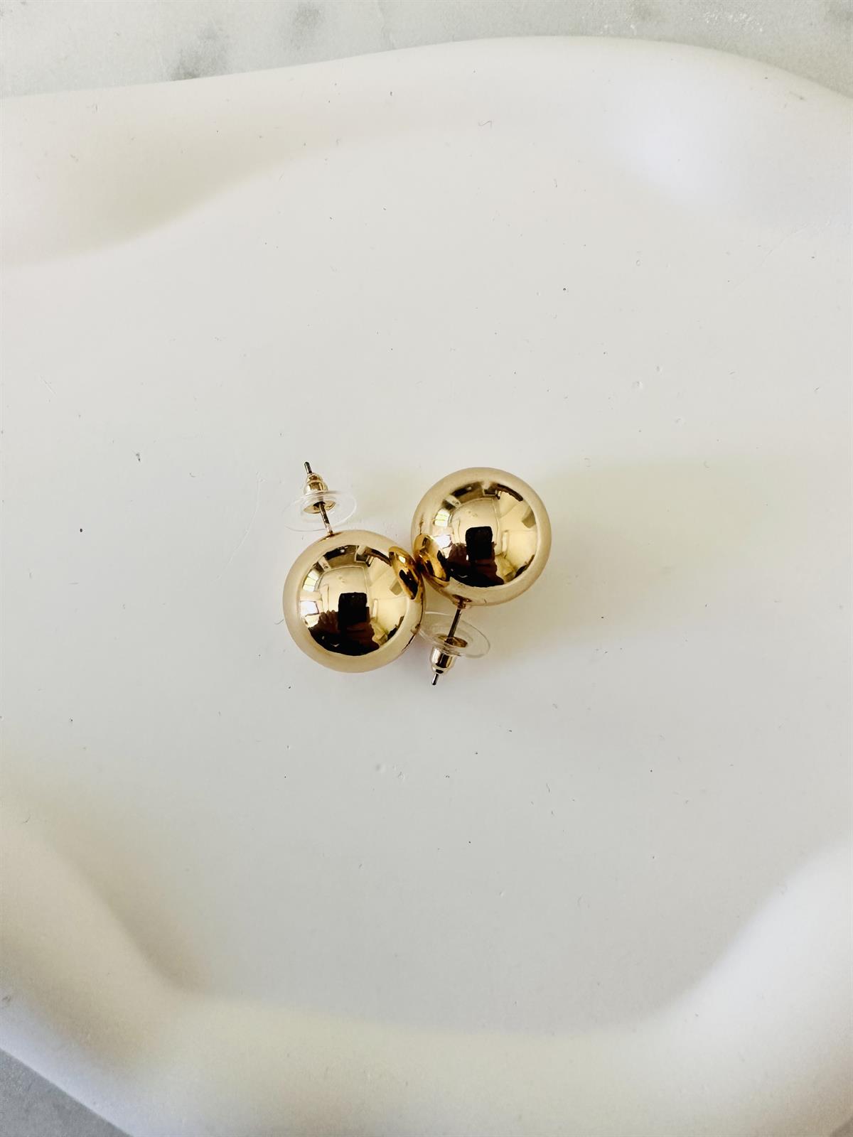 Gold Top Küpe
