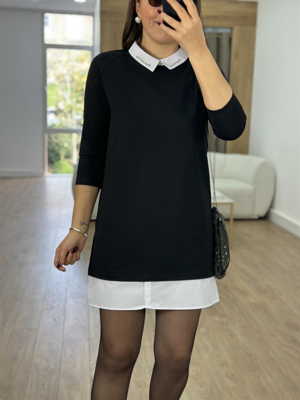 Gömlek Detaylı Elbise