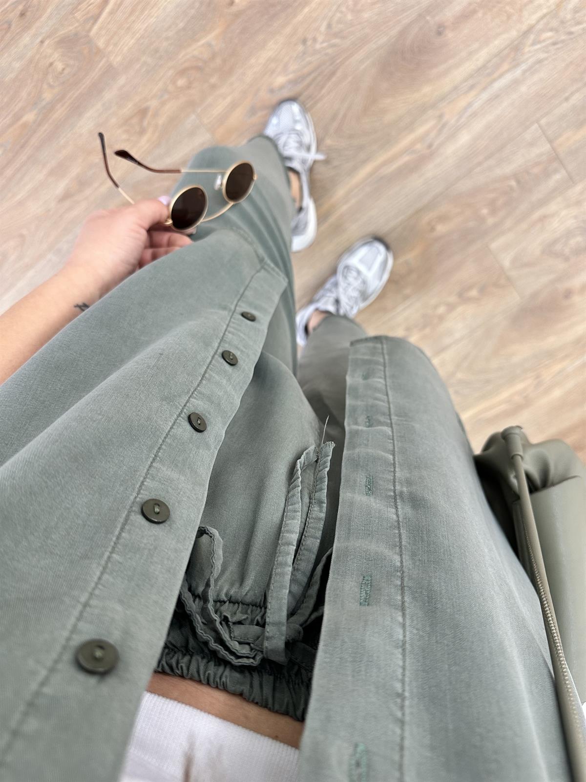 Gömlekli Tnsel Takım-Haki