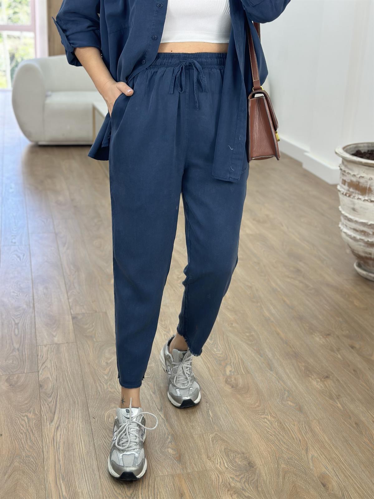 Gömlekli Tnsel Takım-İndigo