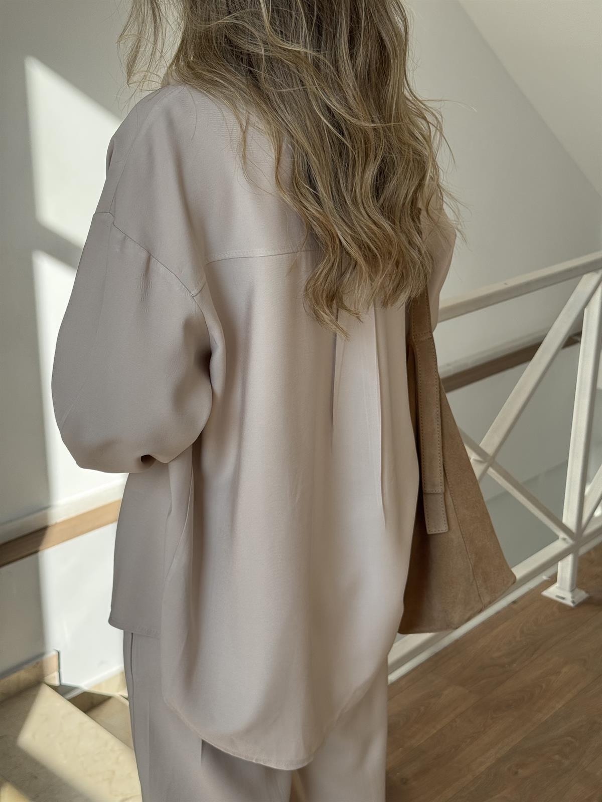 Gömlekli Modal Takım - Taş